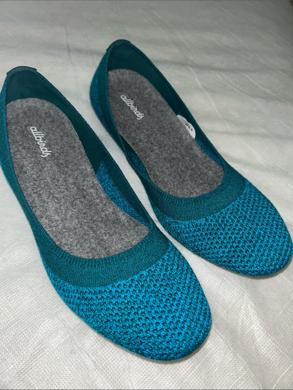 Allbirds Deep Emerald Teal flats